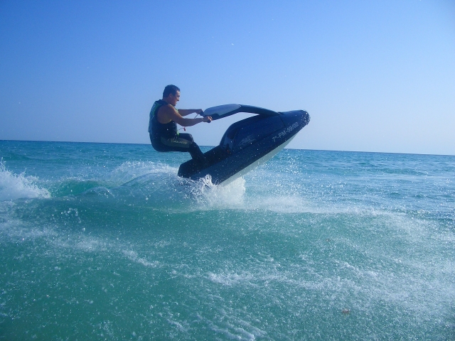  acrobacia en mares cristalinos 